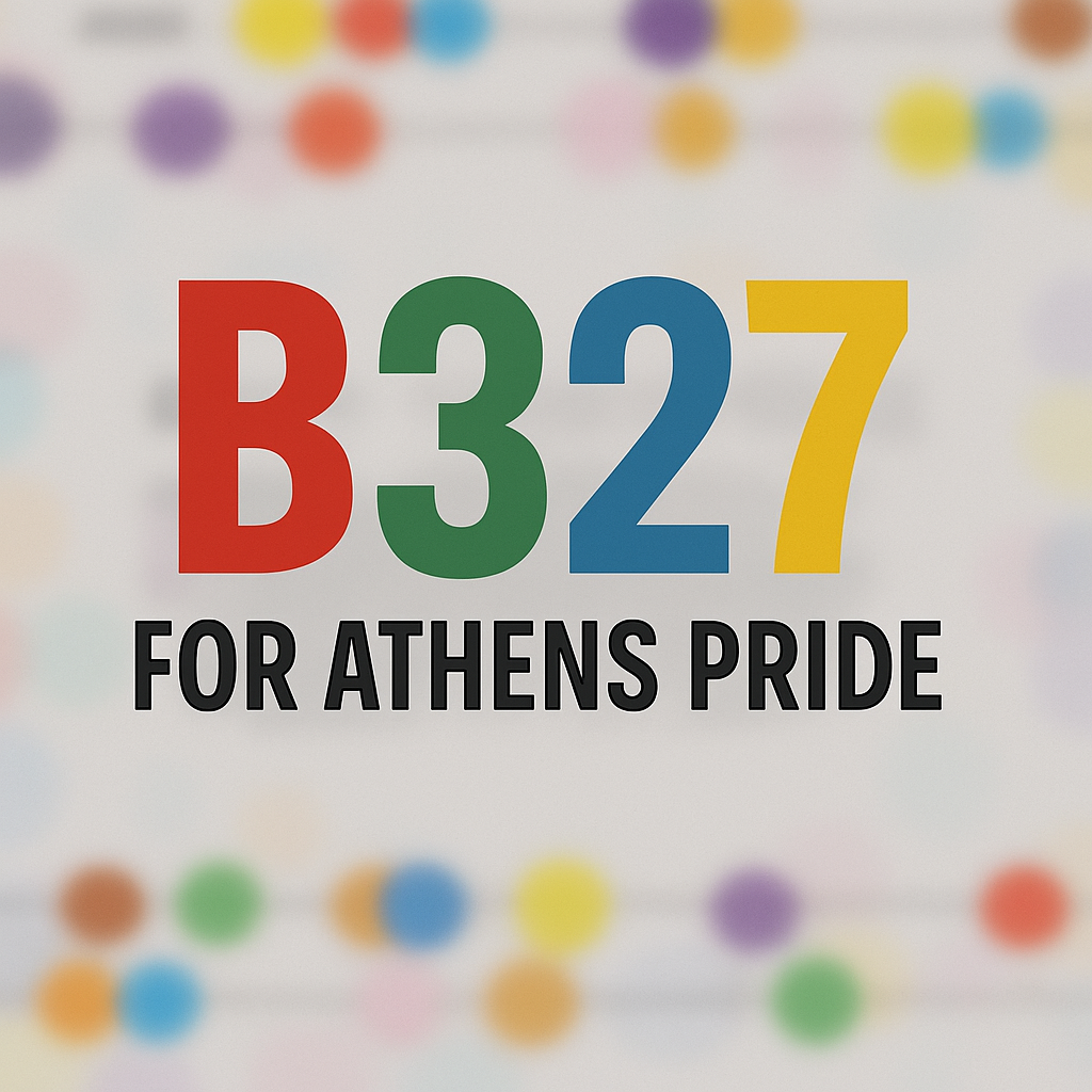 B327 for Athens Pride